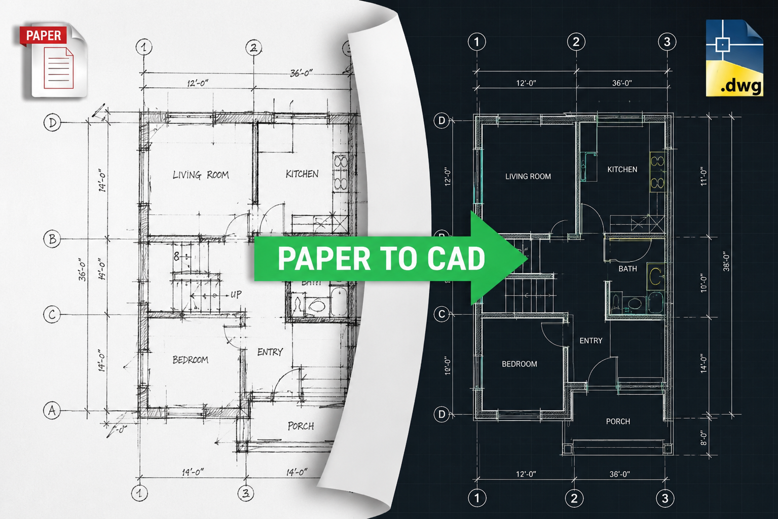 Paper to CAD - High precision digital modeling service